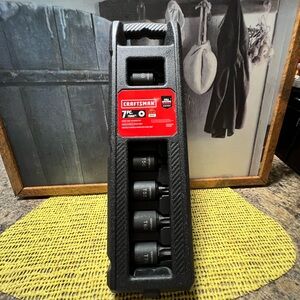 Craftsman 7-Piece Torx Bit Socket Set in Red and Black